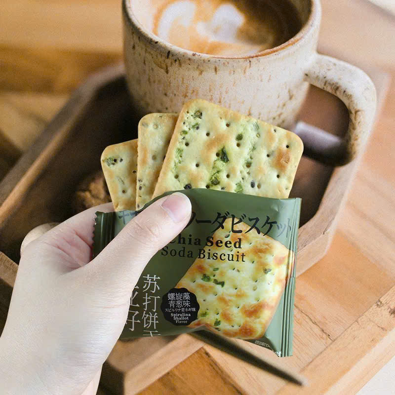 Bánh quy soda hạt chia